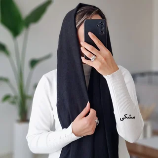 شال پاییزه مخمل کبریتی