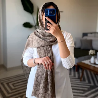 شال تابستانه طرح‌دار