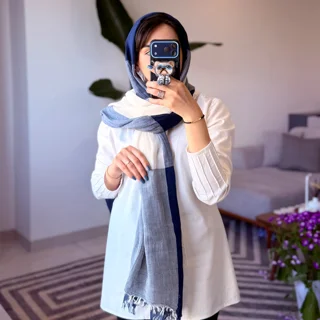 شال تابستانه چهارخونه